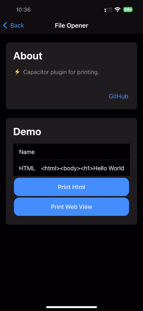 iOS Demo