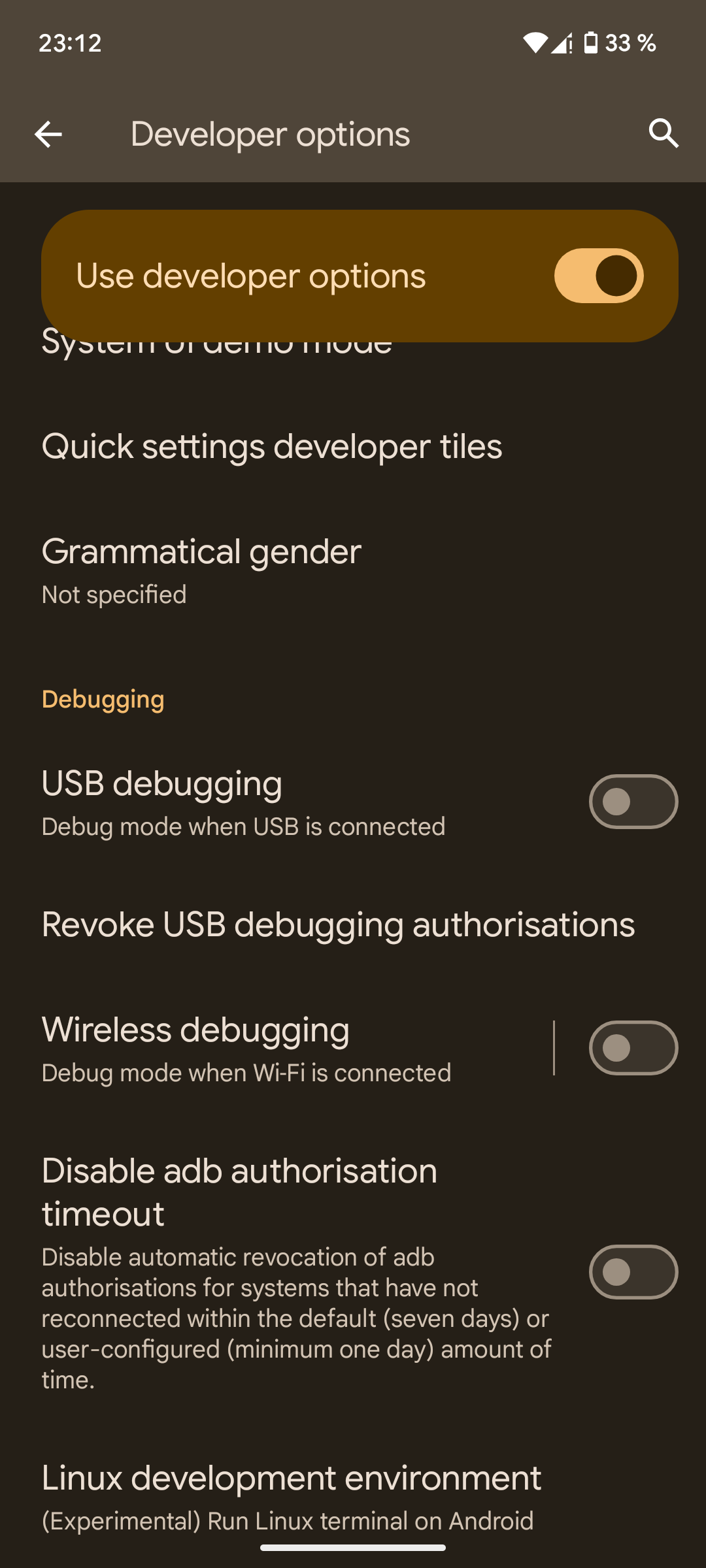 Enable Debugging